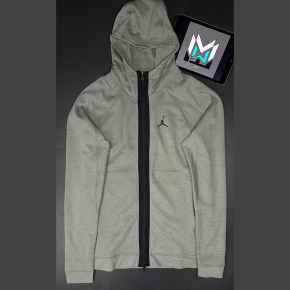 Nike Air Jordan Dri-FIT Sport Fleece Full-Zip Hoodie DV9783-063 Men’s Sizes - Picture 1 of 7